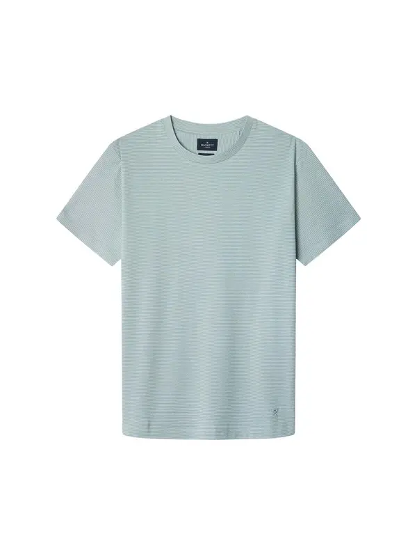 Hackett London Hackett London Majica 'Birdseye'  menta / bijela