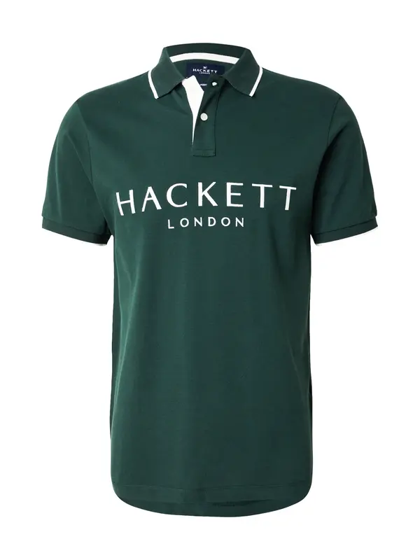 Hackett London Hackett London Majica  kraljevski zelena / bijela