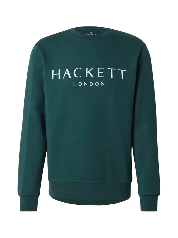 Hackett London Hackett London Sweater majica  kraljevski zelena / bijela