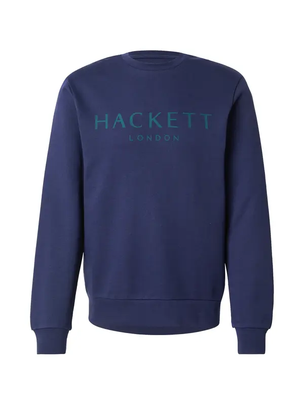 Hackett London Hackett London Sweater majica  tamno plava / kraljevski zelena