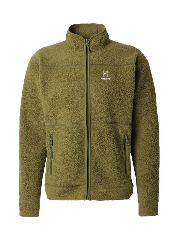 Haglöfs Haglöfs Tehnička flis jakna 'Mossa'  maslinasta / bijela