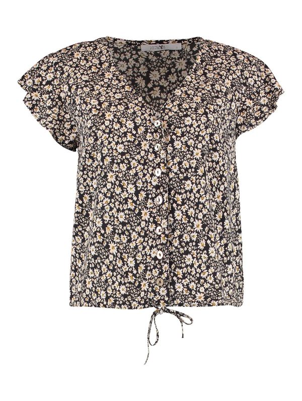 Hailys Hailys Bluza 'Ar44isa'  senf / crna / bijela