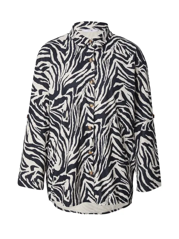 Hailys Hailys Bluza 'Ch44ristina'  crna / bijela