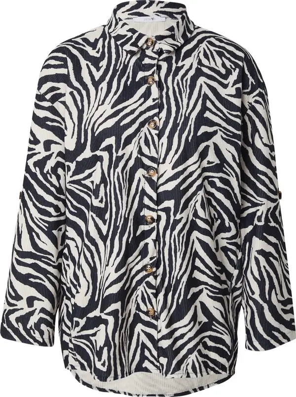 Hailys Hailys Bluza 'Ch44ristina'  crna / bijela