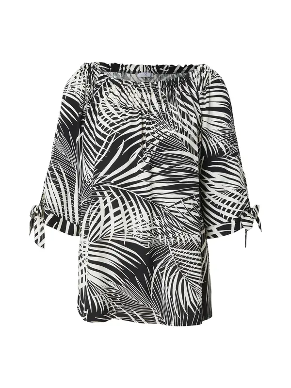 Hailys Hailys Bluza 'Lo44tty'  crna / bijela