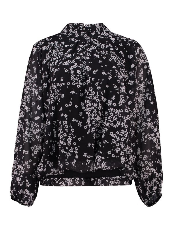 Hailys Hailys Bluza 'Re44ni'  crna / bijela