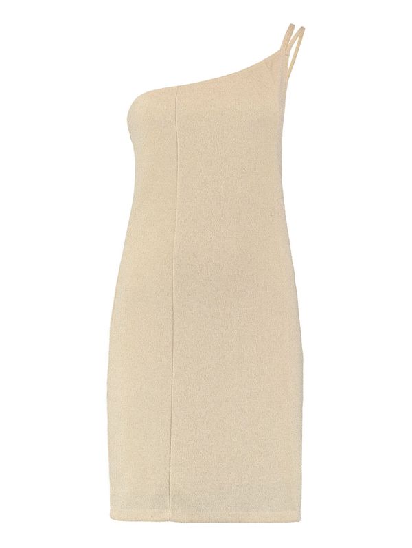 Hailys Hailys Koktel haljina 'Leyla'  pijesak / srebrno siva