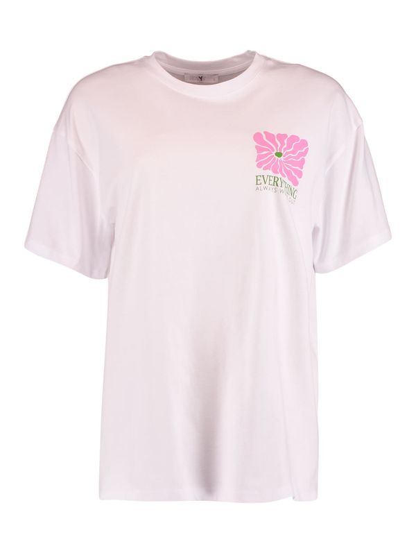 Hailys Hailys Majica 'Gr44oovy'  zelena / roza / svijetloroza / bijela