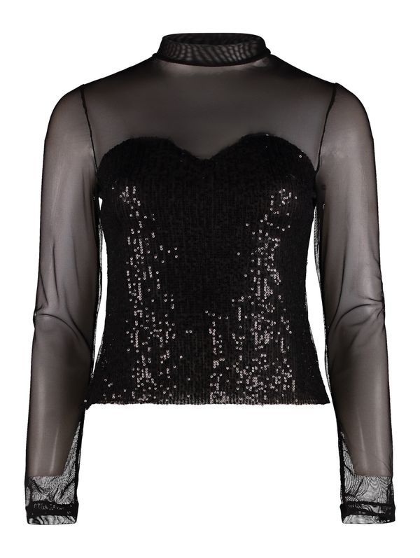 Hailys Hailys Majica 'Na44nja'  crna