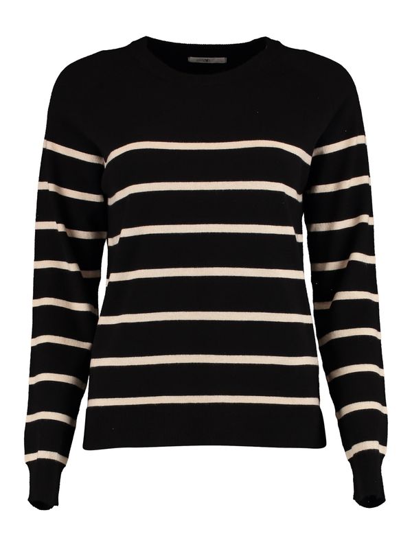 Hailys Hailys Pulover 'Li44ka'  bež / crna