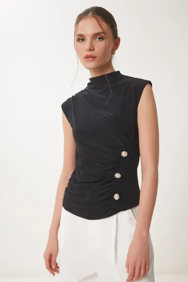 Happiness İstanbul Happiness İstanbul Bluza  crna