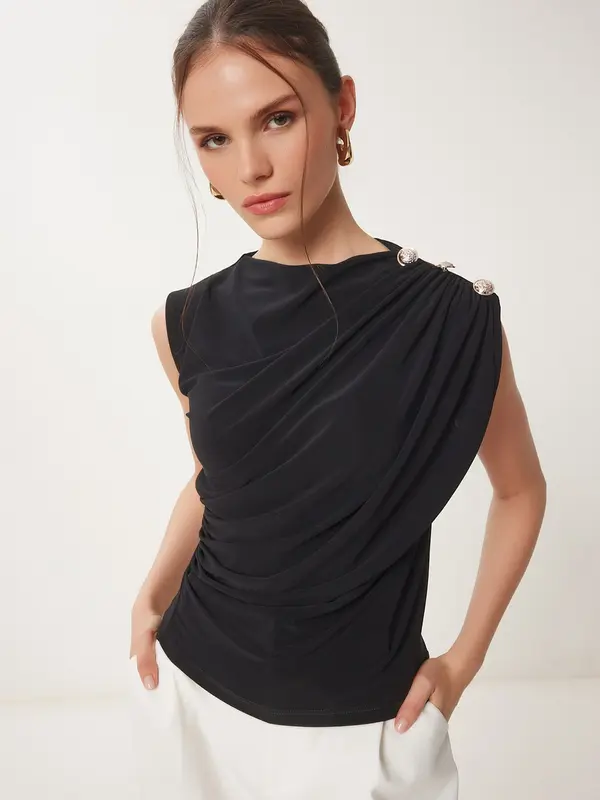 Happiness İstanbul Happiness İstanbul Bluza  crna