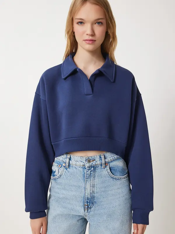 Happiness İstanbul Happiness İstanbul Sweater majica  morsko plava
