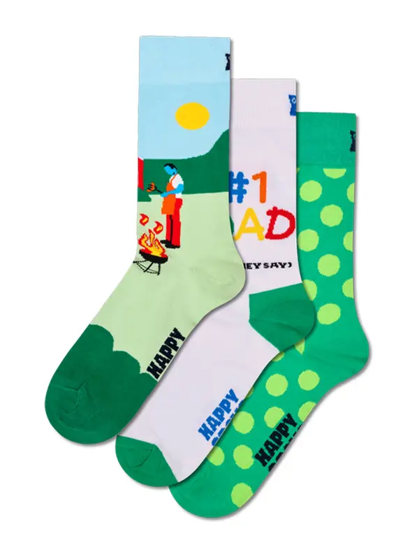 Happy Socks Happy Socks Čarape  limeta / svijetlozelena / crvena / bijela