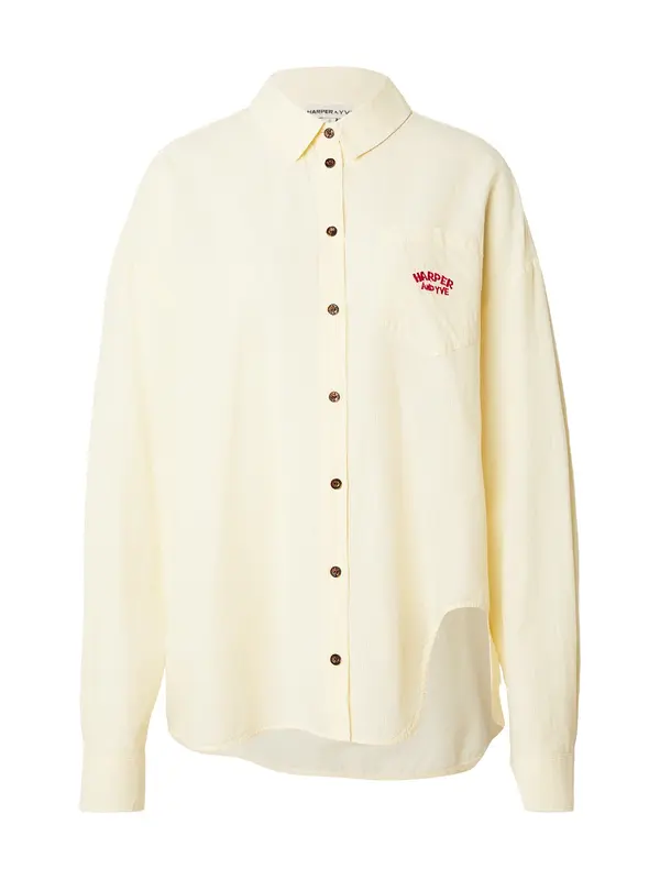Harper & Yve Harper & Yve Bluza 'MELINA'  pastelno žuta / svijetložuta / tamno roza