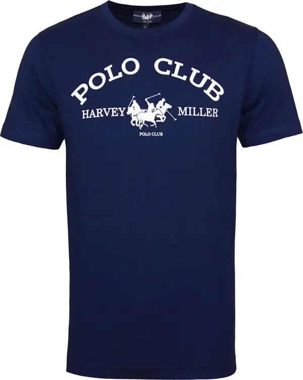 HARVEY MILLER HARVEY MILLER Majica 'Club'  tamno plava / bijela