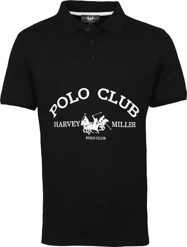 HARVEY MILLER HARVEY MILLER Majica  crna / bijela