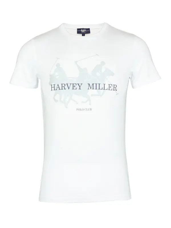 HARVEY MILLER HARVEY MILLER Majica  morsko plava / pastelno plava / bijela
