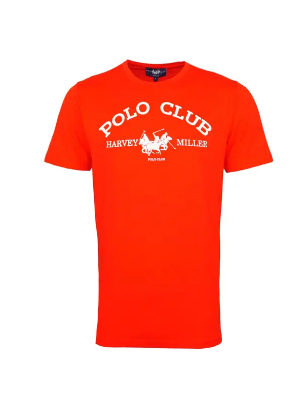 HARVEY MILLER HARVEY MILLER Majica 'Polo Club'  crvena / bijela
