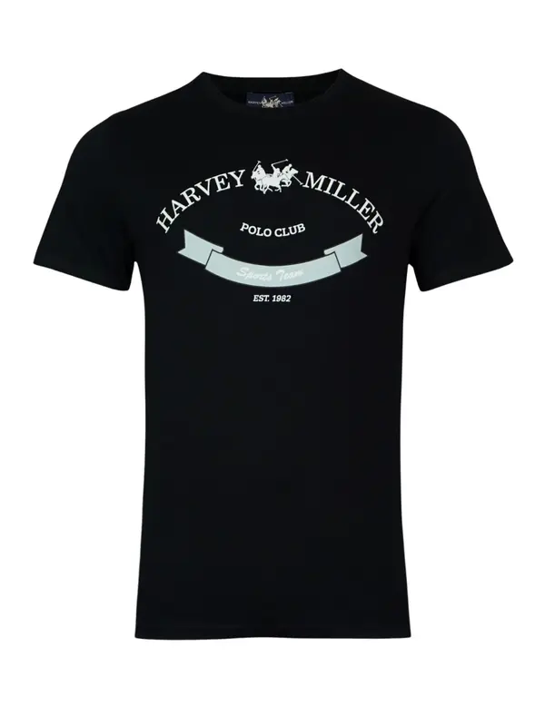 HARVEY MILLER HARVEY MILLER Majica  svijetloplava / crna / bijela