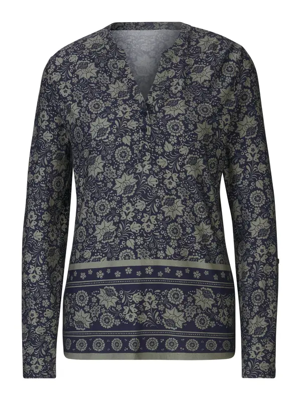 heine heine Bluza  mornarsko plava / kaki