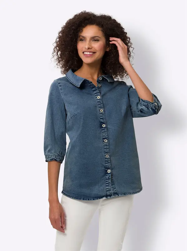 heine heine Bluza  plavi traper