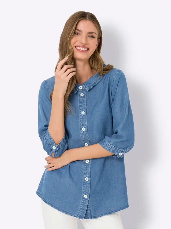 heine heine Bluza  plavi traper