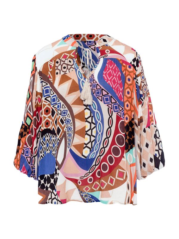 heine heine Bluza  šampanjac / miks boja