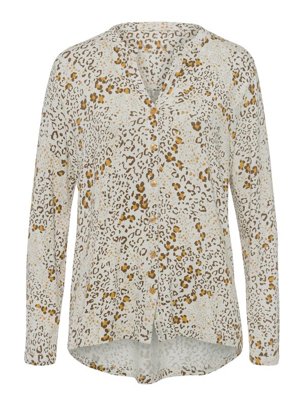 heine heine Bluza  šampanjac / smeđa