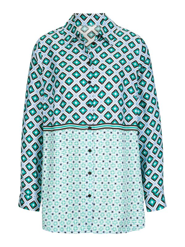 heine heine Bluza  tirkiz / pastelno plava / crna / bijela