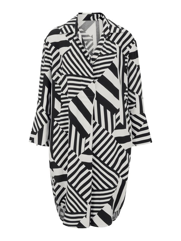 heine heine Haljina  crna / bijela