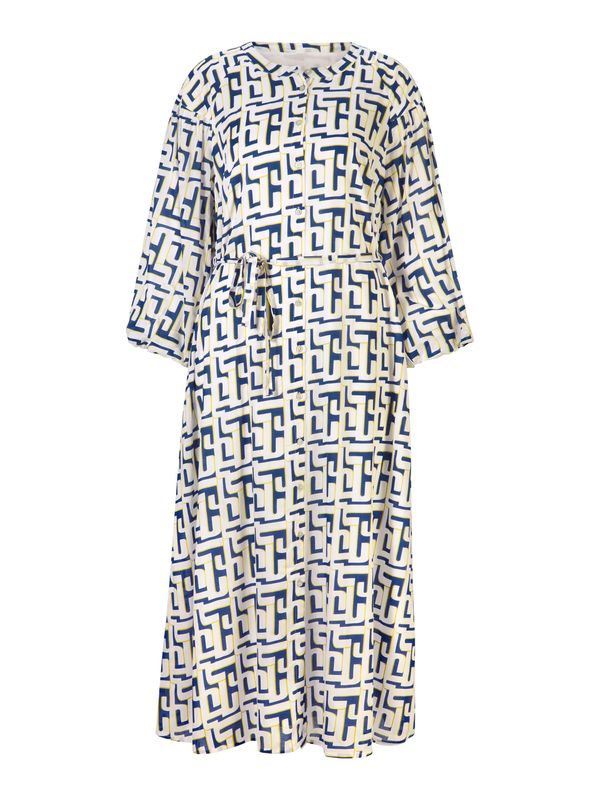 heine heine Haljina  mornarsko plava / bijela