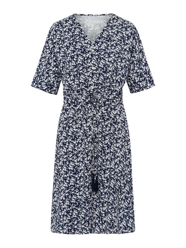 heine heine Haljina  morsko plava / bijela