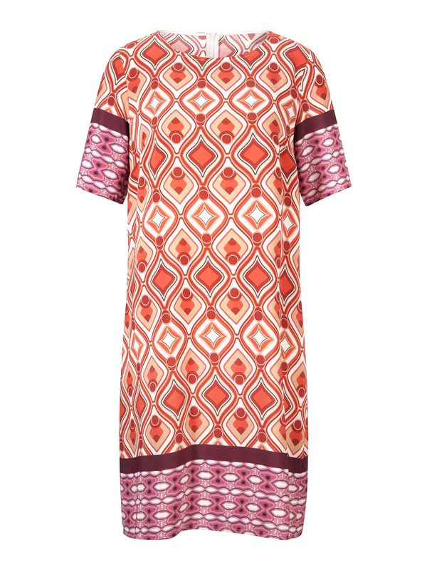 heine heine Haljina  pijesak / tamno narančasta / prljavo roza / bijela