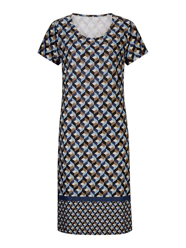 heine heine Haljina  plava / miks boja