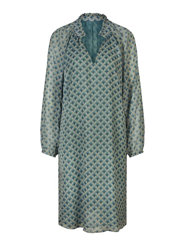 heine heine Haljina  sivkasto zelena / žad / crna