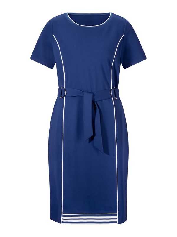 heine heine Haljina  tamno plava / bijela