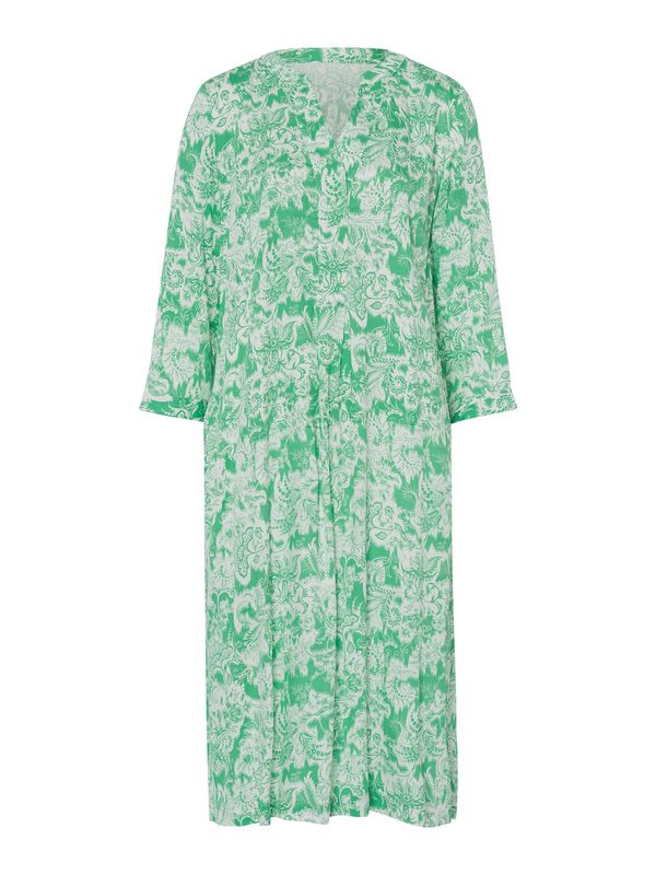 heine heine Haljina  zelena / bijela