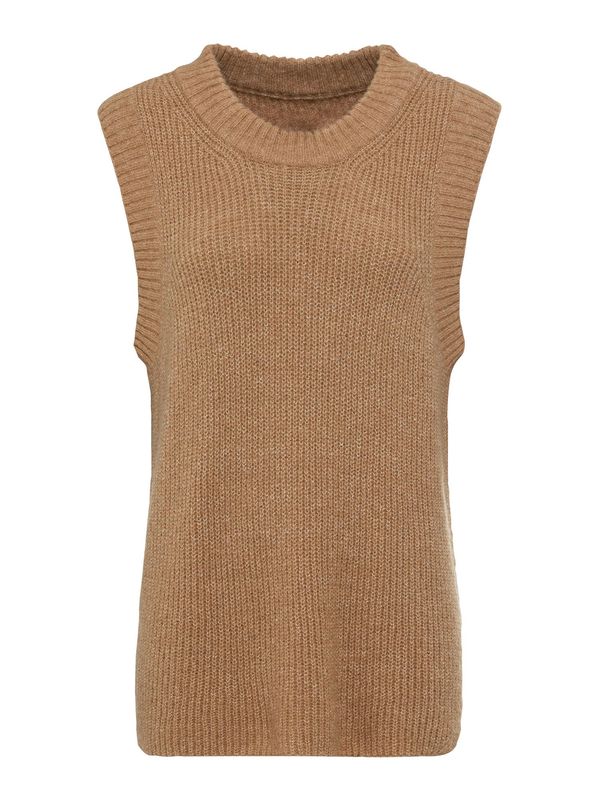 heine heine Kardigan bez rukava  boja devine dlake (camel)