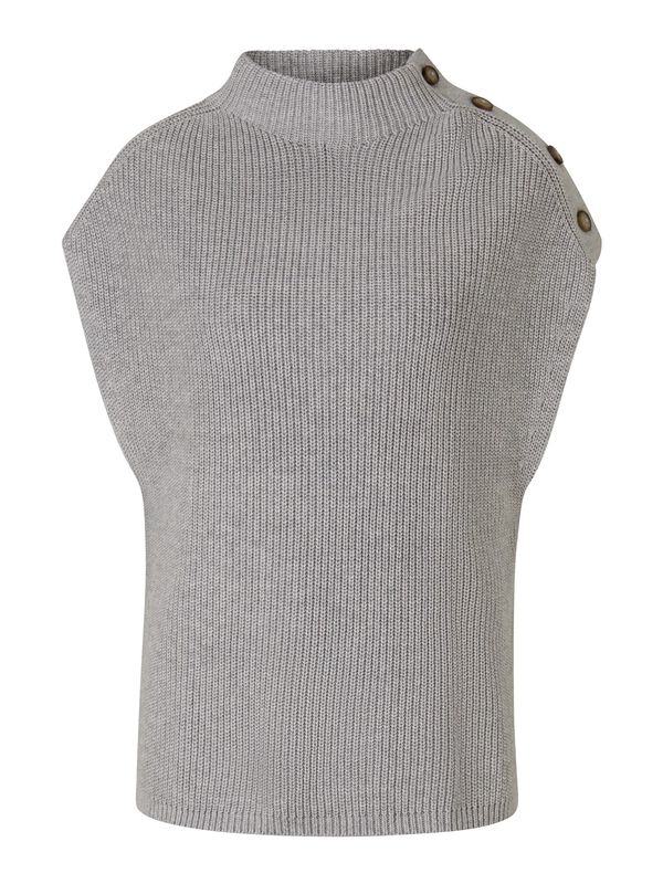 heine heine Kardigan bez rukava  siva melange