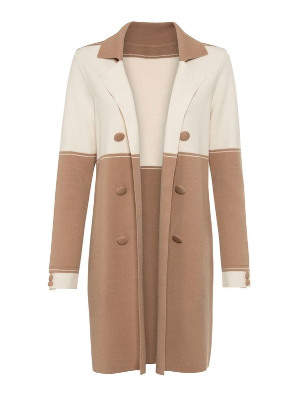 heine heine Kardigan  boja pijeska / boja devine dlake (camel)