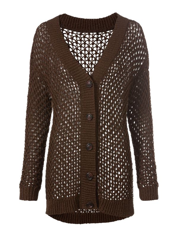 heine heine Kardigan  čokolada