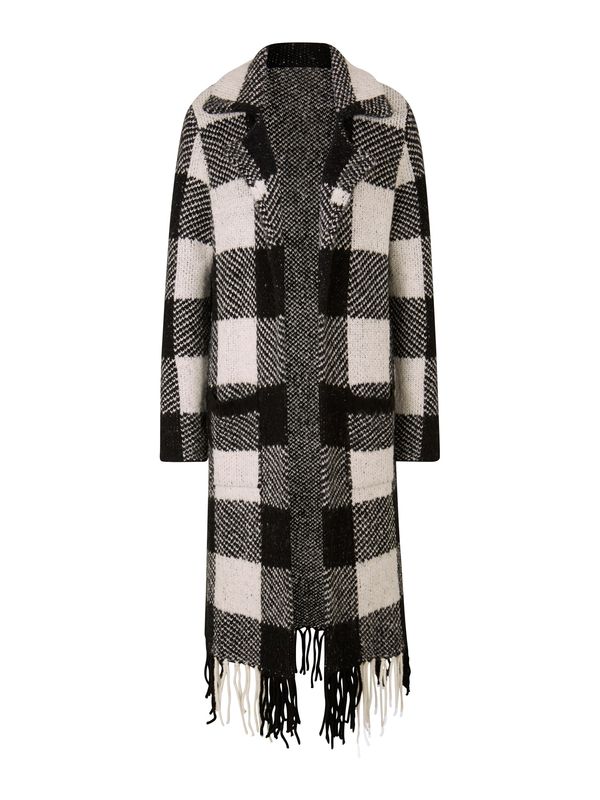 heine heine Kardigan  crna / bijela