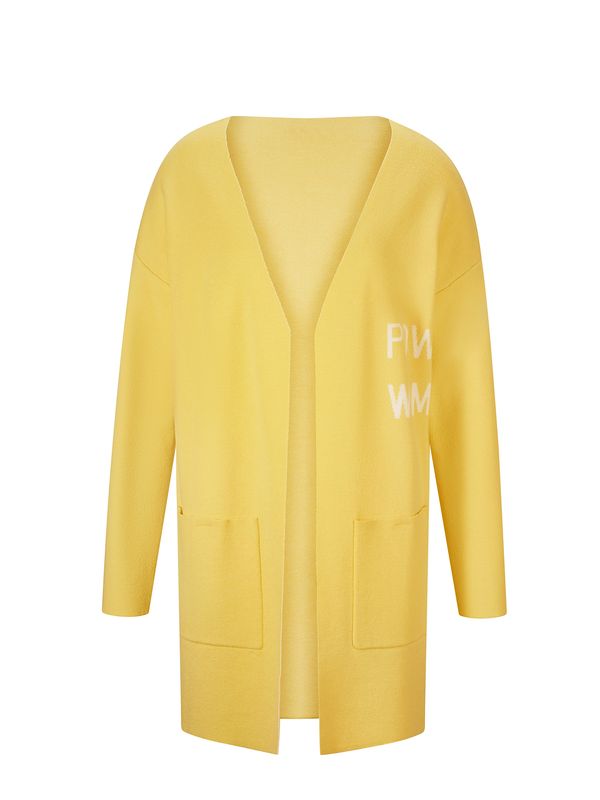 heine heine Kardigan  ecru/prljavo bijela / žuta