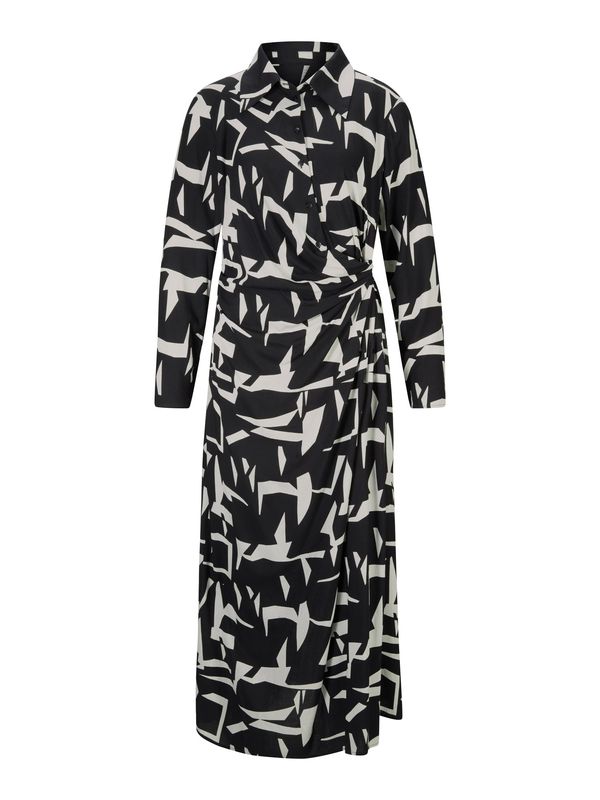 heine heine Košulja haljina  bež / crna