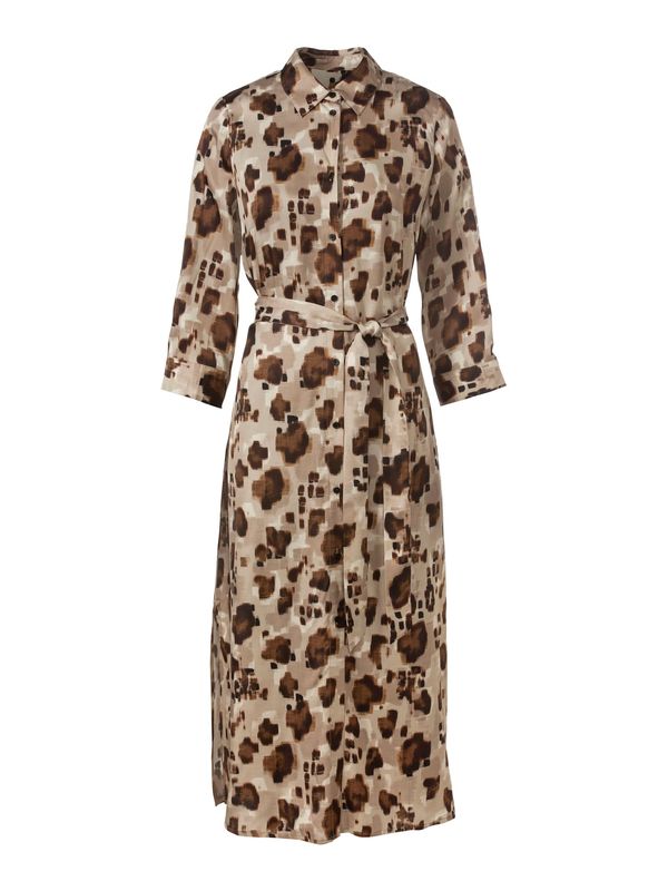 heine heine Košulja haljina  bež / smeđa