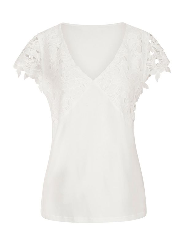 heine heine Majica  ecru/prljavo bijela