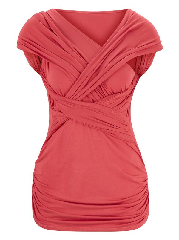 heine heine Majica  ljubičasto crvena