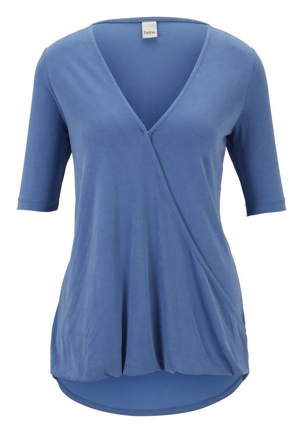 heine heine Majica  sivkasto plava