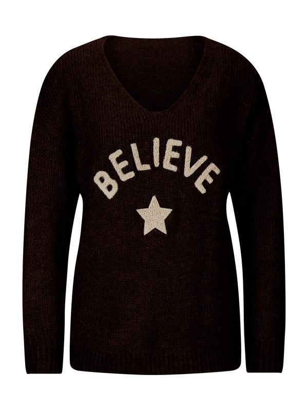 heine heine Pulover  bež / crna